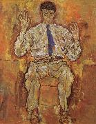 Egon Schiele Portrait of Albert Paris von Gutersloh USA oil painting artist